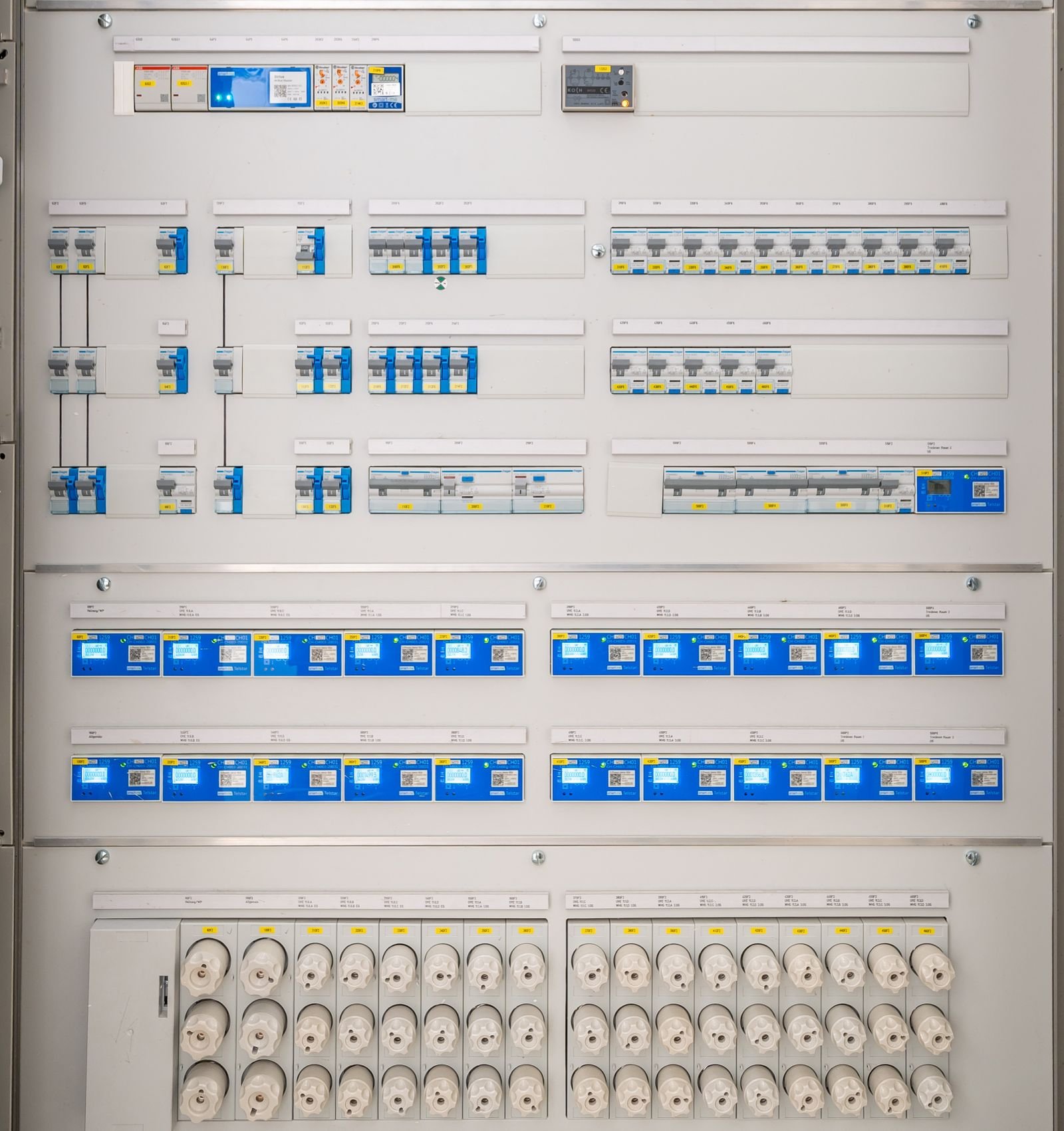 Electrical sub-metering panel used for energy management