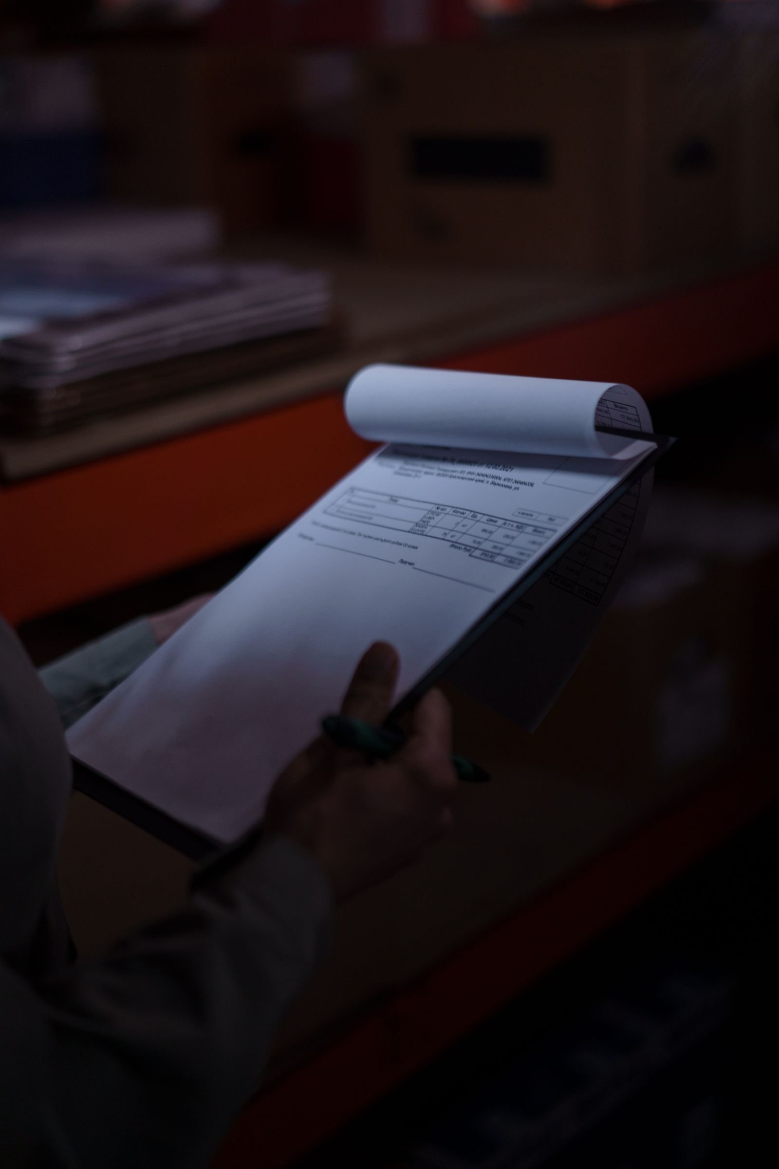 Compliance and maintenance log documentation in a warehouse